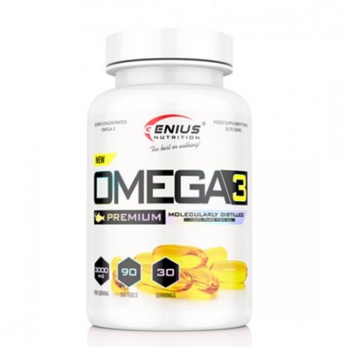 Genius Nutrition OMEGA-3 / 90 Softgels